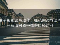 柚子影视读写动作：抓范围边界清吗→写清对象→像做口径对齐